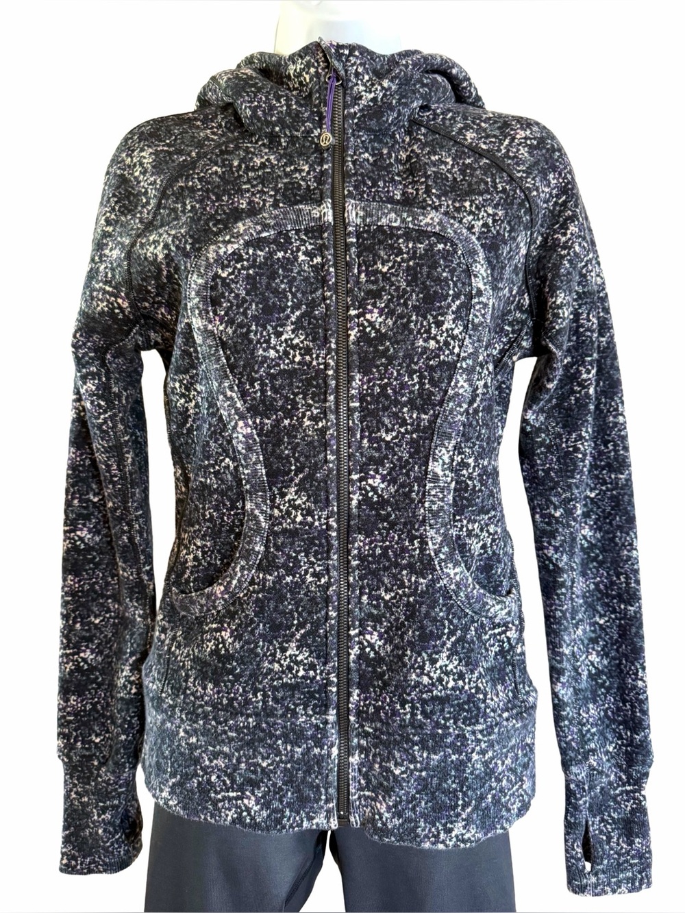 Lululemon Scuba Hoodie II Rocky Road Full Zip Jacket Size 6 - Picture 2 of 12